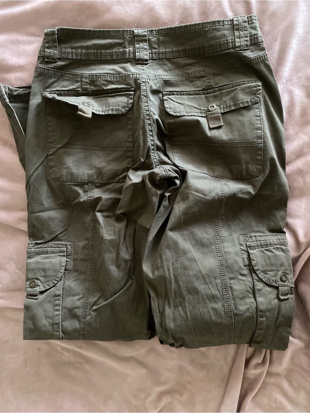 Angel Kiss Olive Green Cargo Women’s Jeans